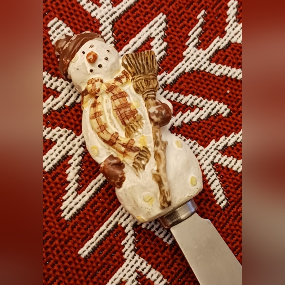 ⛄️Vintage Snowman Serving/Spreader Knife⛄️